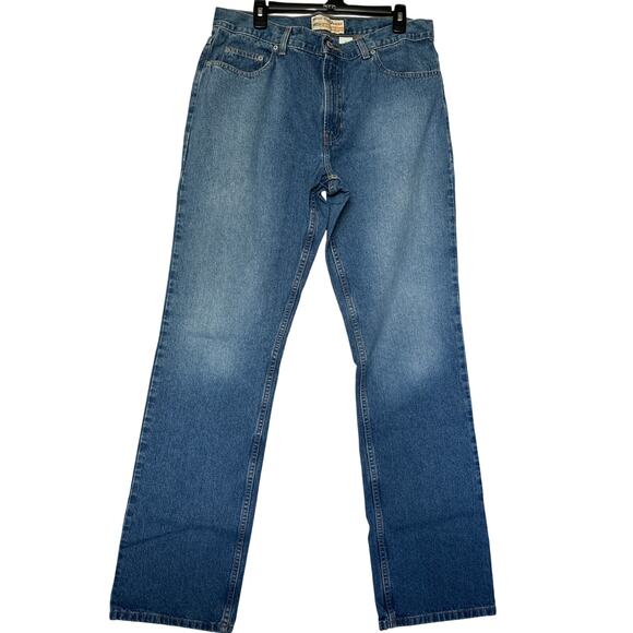 Old Navy🌿Boot-Cut Jeans Women’s SZ14 Long Y2K Style Just Below Waist 100%Cotton - Picture 1 of 8